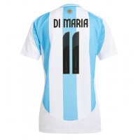 Camisa de time de futebol Argentina Angel Di Maria #11 Replicas 1º Equipamento Feminina Copa America 2024 Manga Curta